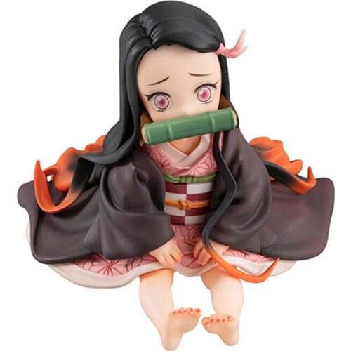 Demon Slayer Kimetsu no Yaiba Nezuko Figure Model Toy Anime Demon Slayer Figure Nezuko Cute Toys 65mm