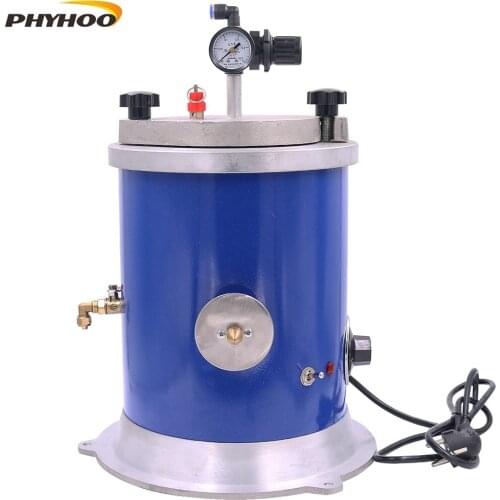 Wax Injector 5.5LB Tank Wax Injection Machine for Jewelry 500W Wax Casting Machine with Double Nozzle for Wax Injection