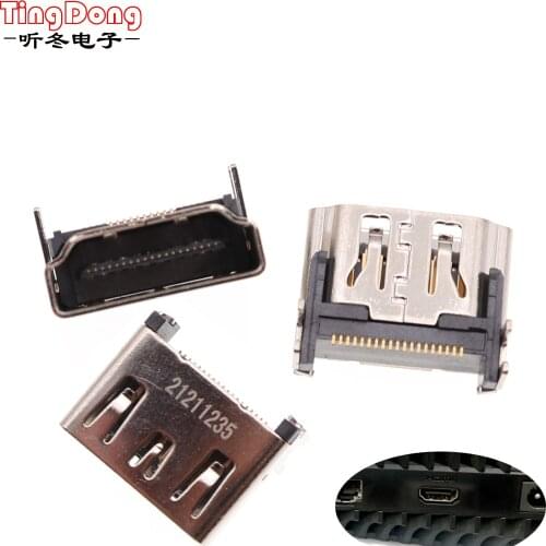 100PCS HD interface For PS5 HDMI-compatible Port Socket Interface for Sony Play Station 5 HDMI-compatible Port Connector