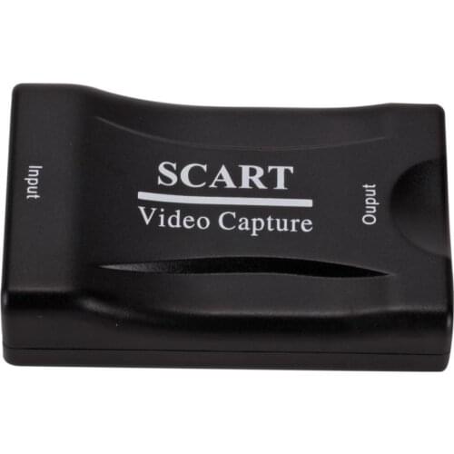 Capture Card Usb2.0 Scart Game Grabber for Ps4//switch Obs Live Recording