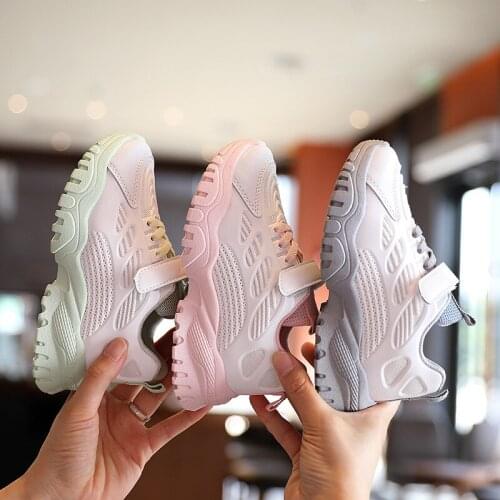 CUZULLAA Children Sport Shoes for Boys Girls Soft Bottom Breathable Sneakers Kids Outdoor Running Shoes 3-12 Years