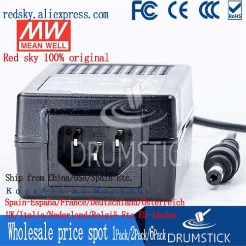 Nice MEAN WELL 2Pack GST25A05-P1J 5V 4A meanwell GST25A 20W AC-DC Industrial Adaptor 3 plug energy-saving Replace GS