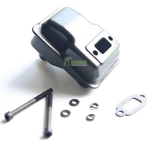 Metal Muffler for 23cc 26cc 29cc 30.5cc Engine Fit for 1/5 HPI ROFUN ROVAN KM BAJA 5B 5T 5SC Rc Car Toys Parts