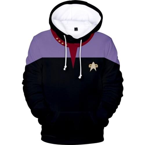 Novelty TV Series Star Trek Cosplay 3D Hoodies Sweatshirts Men/Women Long Sleeve Hoodie Fashion Funny Sweatshirt Pullovers