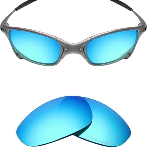 Mryok+ POLARIZED Resist SeaWater Replacement Lenses for Oakley Juliet X-Metal Sunglasses Ice Blue