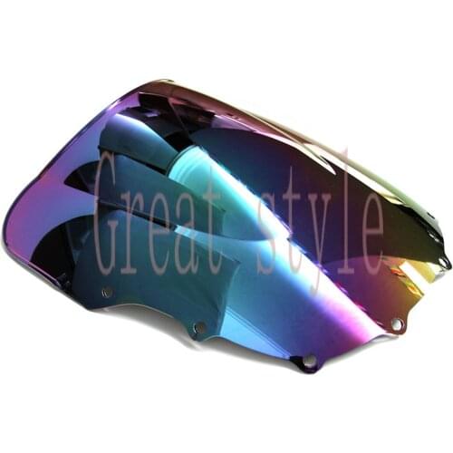 New Top quality For Kawasaki ZZR400 ZZR600 ZZR 400 600 1993-2007 ABS bike motorcycle/motorbike Windshield/Windscreen Multicolor