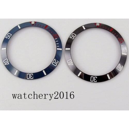 New Arrival high quality 38m Blue Watch Bezel Ceramic Insert Ring for 40mm SUB Case