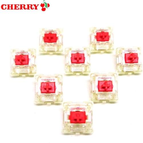 Wholesales Authentic RGB Cherry mx switch 3 pin Mechanical keyboard speed silver silent red blue pink Switches