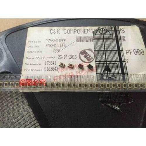 Original new 100% KMR241G touch switch 2.5*4.5*2mm SMD 4pin key