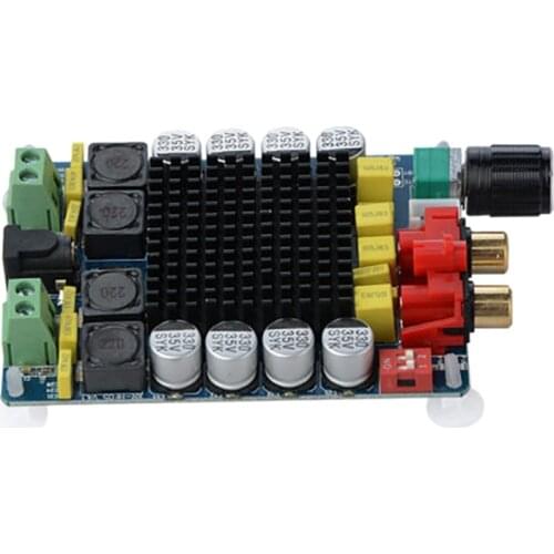 Power Amplifier Board TDA7498 High Power Digital Power Amplifier Board 2X100W Dual Channel Audio Receiver Amp