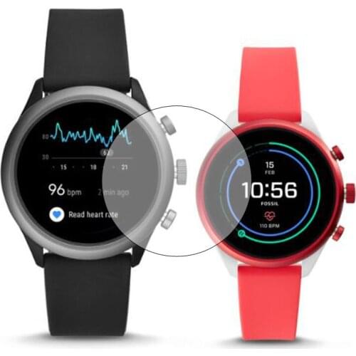Tempered Glass Clear Protective Film Protection For Fossil Sport Watch 41mm 43mm Case Smartwatch Display Screen Protector Cover