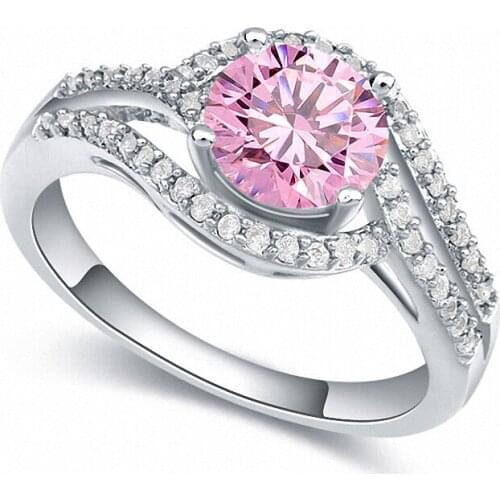 TRACYSWING Real Austrian Crystals Brand AAA Zirconia Micro Inlays Fashion Ring for women New Geometric Th-110013