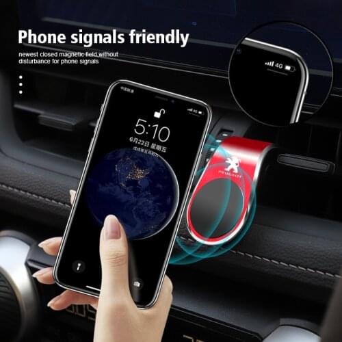 1Pcs Universal Magnetic Car Phone Holder For Peugeot 206 307 308 207 3008 208 407 508 2008 5008 301 406 408 607 4008