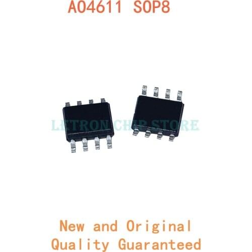 10PCS AO4611 SOP8 4611 SOP-8 SOP SOIC8 SOIC-8 SMD new and original IC