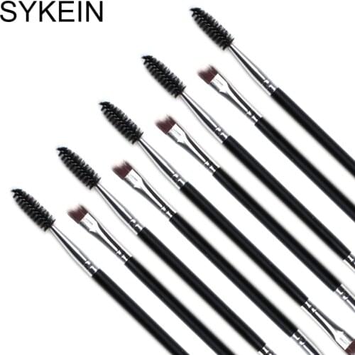 10 PCS Eyelash Makeup Brushes Professional Single Thin Eyebrow Brush Eyeliner Eyelash Foundation Make up Brushes Beauty Tool