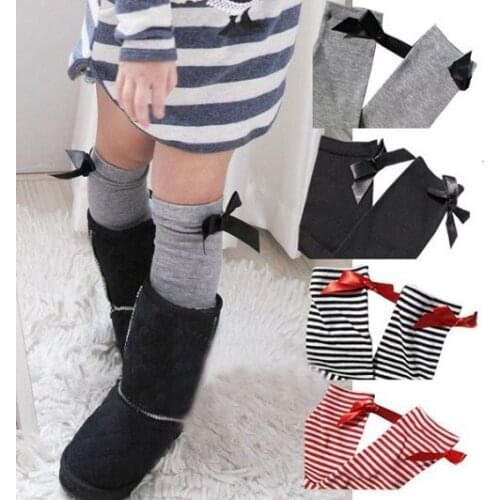 12pairs/lot Wholesale High quality striped baby stocking kids leg warmers baby stocking Girls Stockings baby gift
