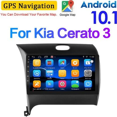 9'' 2 DIN Android 10.1 Car Radio For Kia CERATO K3 FORTE 2013 2014 2015 2016 Car GPS Radio Head Unit Multimedia DVD Player