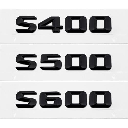 Auto Rear Sticker Emblem Badge Car Exterior Accessories For Mercedes Benz S Class S400 S500 S600 W204 W220 W221 W245 SLS SLK CLS
