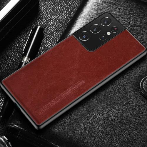 Original Oil wax Leather case For Samsung Galaxy S21 Ultra S20 FE S8 S9 S10 S21 Plus Note 20 10 Lite A51 A71 A31 A50 M21 M31 M51