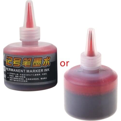 1 Bottle 50ml Refill Ink for Refilling Inks Marker Pen Black Red Blue 3 Colors 32CB