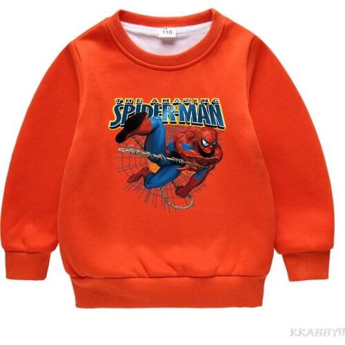 Disney Spider Man t shirt baby girls boy clothes girls long sleeve clothes Sweatshirt children hoodies clothing kids