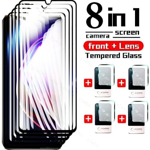 For Vivo V21 5G Tempered Glass for Vivo V21 E V 21 V21E 20 V20 SE PRO Glass Transparent Phone Screen Film Lens Camera Protector