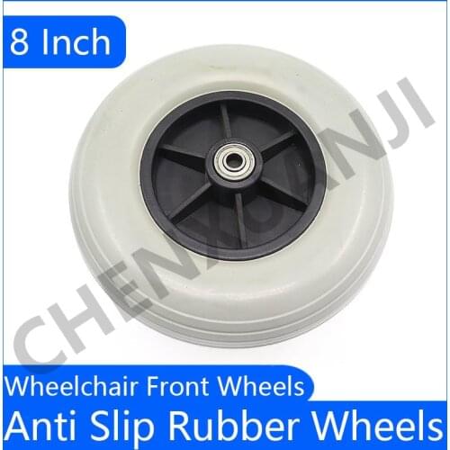 High Quality 8 Inch Wheelchair Front Wheels 8" X 2" (200x50) Rear Caster Wheels Electric Drive Wheelchair Wheel Chair Tyre