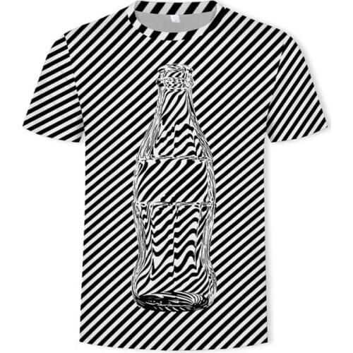 3D print Summer t-shirt men new casual short-sleeved stereoscopic Technology Graphic Design t shirt men women comfortable