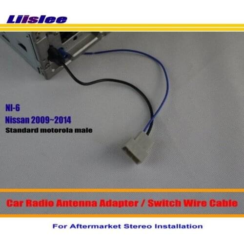 Liislee For Nissan Frontier GT-R Juke March Maxima- Car Radio Adapter / Aftermarket Stereo Antenna Wire / Switch Cable