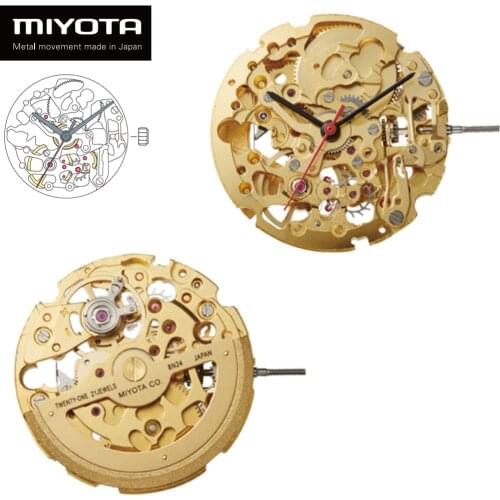 MIYOTA Mechanical Movement Japan Golden 8N24 Geninue Parts for Luxury Brand Watch Top Quality Watch Replacements