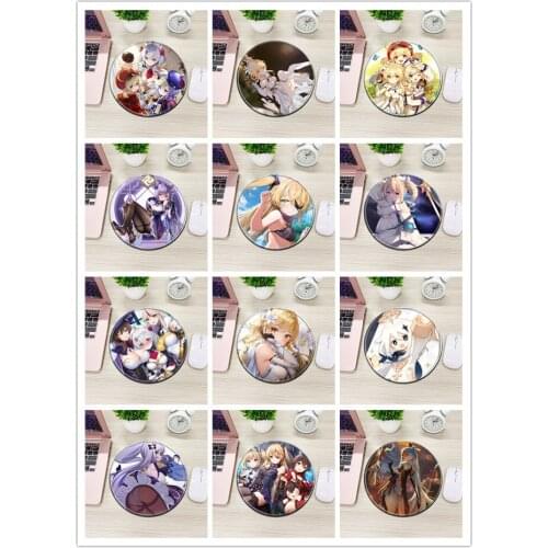 New 2021 HOT Genshin Impact Paimon Kaeya Amber Barbara Small Mouse Pad Cartoon Cosplay Computer Desk Gaming Mat Otaku Xmas Gifts