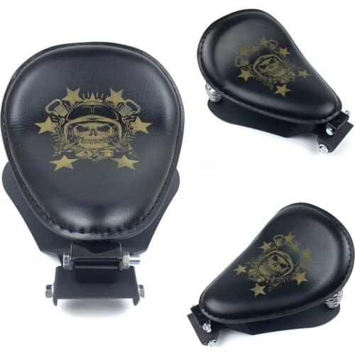 Motorcycle Solo Seat /Solo Seat Baseplate /Springs /Bracket Sitting Cushion Mounting Kit For Harley Sportster Bobber Chopper
