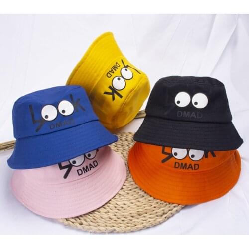 New Bucket Hats for Kids Baby Hat Girl Boy Summer Sun Fishing Fisherman Cap Gorro Gorras Casquette Caps Chapeau Sombrero Czapka