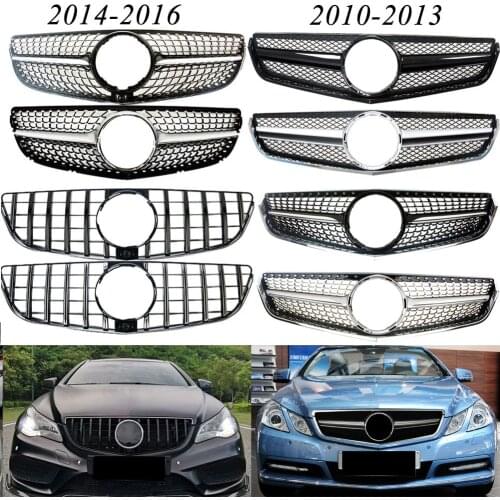 Car Front Racing Bumper Grille Upper Facelift Grill For Mercedes Benz W207 E-Coupe 2009 2010 2011 2012 2013 2014 2015 2016