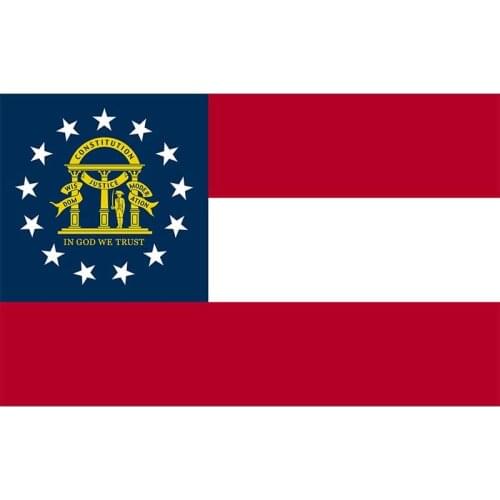 Georgia Flag Yehoy hanging 90*150 cm U.S state For Decoration