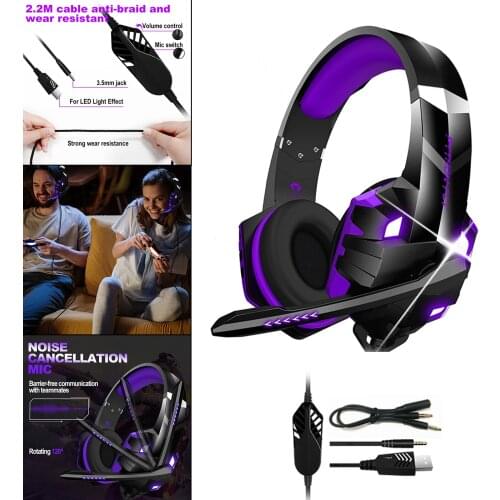G9000MAX Wired Gaming Headset Headphones with Noise Isolation Mic for One