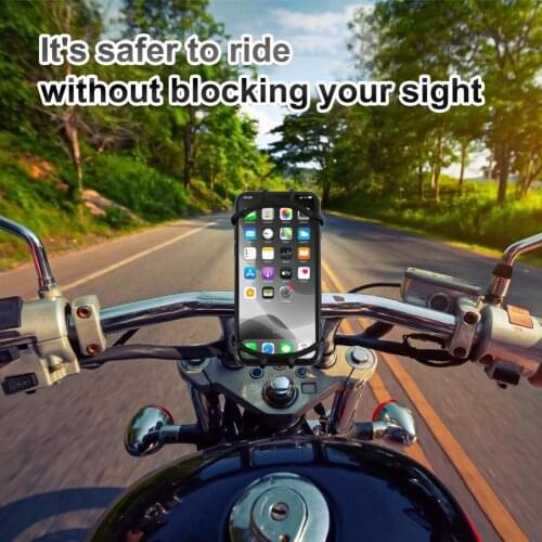 Silicone Fixed frame Bike Handlebar Bracket Universal Multifunction Silicone Stable Bicycle Mobile Phone Holder for Navigation