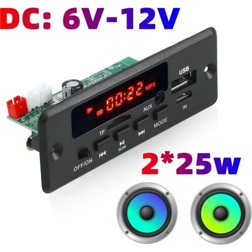 Bluetooth sound amplifier for subwoofer USB Recording Module FM AUX Radio For Audio amplifier board :tpa 3116