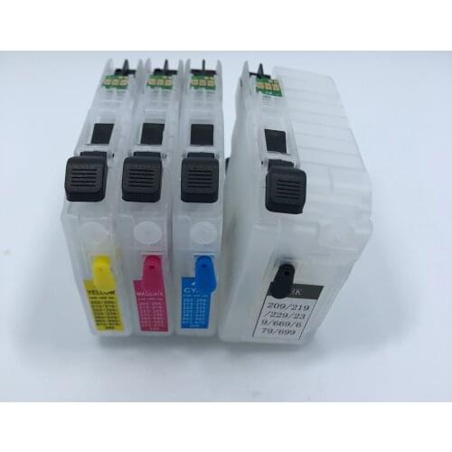 YOTAT 1set Refillable ink cartridge LC229 LC225 LC 229 LC 225 for Brother MFC-J5320DW MFC-J5620DW MFC-J5625DW MFC-J5720DW