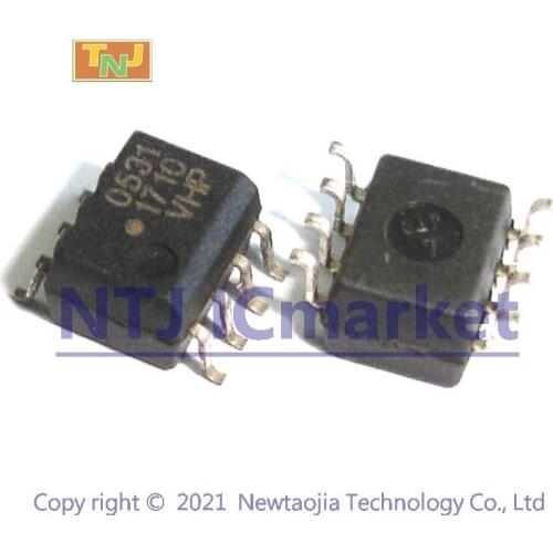 10 PCS HCPL0531 SMD-8 0531 HCPL-0531 High Speed Transistor Optocouplers