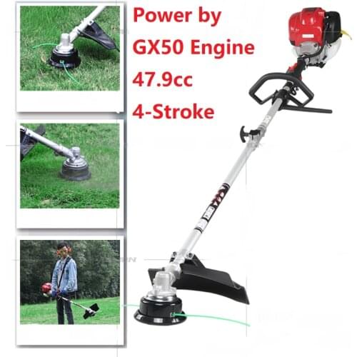 Performance 2 in 1 Grass cutter with 4 stroke GX50 47.9CC Engine Brush cutter Petrol Gasoline strimmer Tree Pruner Loop Handle