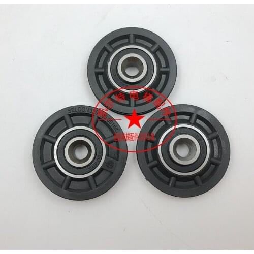 5pieces Schindler Elevator 5200 5400 5500 Hall door wire rope wheel guide wheel 640*85*6202RS AQ1H1025