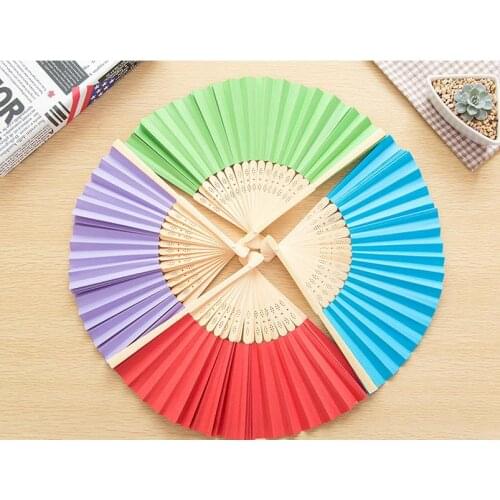500PCS/LOT T Wedding Paper Fan,Bride Hand Fan with bamboo ribs,Craft Fan wedding bridal shower favor party gift free shipping