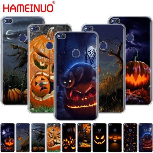 HAMEINUO Halloween pumpkin Cover phone Case for huawei Ascend P7 P8 P9 P10 P20 lite plus pro G9 G8 G7 2017