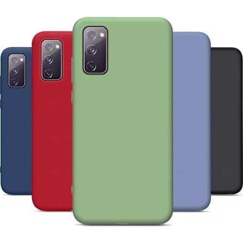 For Samsung S20 FE Case Liquid Silicone Phone Cover For Samsung Galaxy S20fe 5G S 20FE S 20 Fan Edition Shockproof Coque Fundas