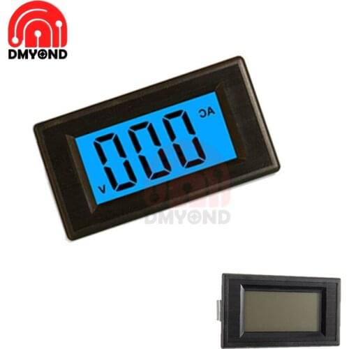 New hot sale DC 0-500V Digital Voltmeter Blue Display Backlight LCD Volt Meter AC/DC 9-12V Voltage Meter Tester Monitor Meter