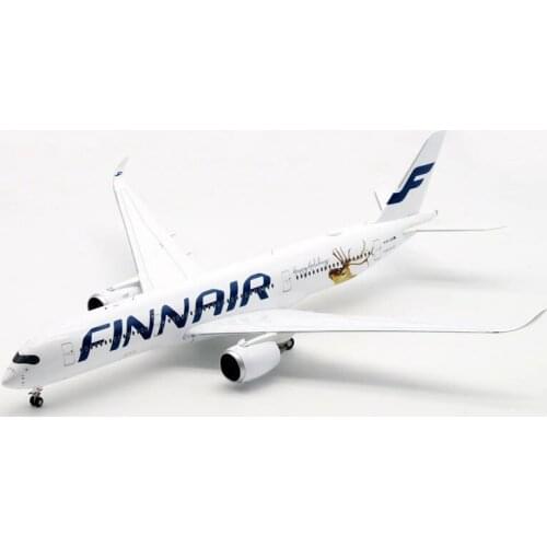 Diecast Alloy Finland Airlines A350-900 OH-LWD LH2196 Airplane 1:200 Scale Finnair Aircraft Plane Model with Base Landing Gear