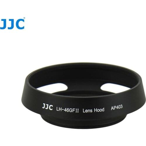 JJC Metal Lens Hood Protector for Panasonic Lumix G 20mm f/1.7 II or 20mm f/1.7 or 14mm f/2.5 ASPH Lens