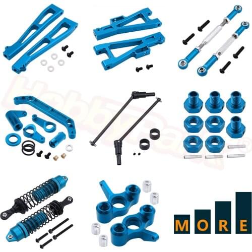 Metal Parts Aluminum Alloy for JLB Racing CHEETAH 1/10 Brushless RC Car Monster Truck Models Hop-Ups Blue