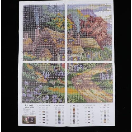 Pretty Garden Pattern Embroidery Kits Perfect Gift For Girl Wife Amateur